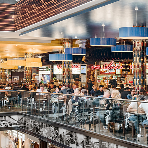 Der Mall of Berlin Foodcourt